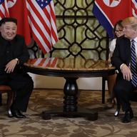 President Donald Trump meets North Korean leader Kim Jong Un, Thursday, Feb. 28, 2019, in Hanoi. 