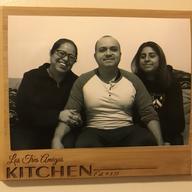 Maribel Hernandez, Giddel Contreras and Madison Contreras as pictured on a wall in their apartment.
