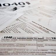 This Wednesday, Feb. 13, 2019, in Zelienople, Pa., shows multiple forms printed from the Internal Revenue Service web page that are used for 2018 U.S. federal tax returns.