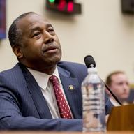 Housing and Urban Development Secretary Ben Carson testifies at a House Financial Services Committee oversight hearing on Capitol Hill in Washington, Tuesday, May 21, 2019.