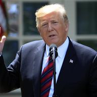 In this May 16, 2019, file photo, President Donald Trump speaks in the Rose Garden of the White House in Washington.
