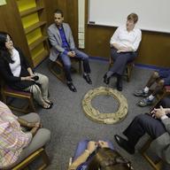 'Restorative justice' at work in a middle school in San Antonio. 