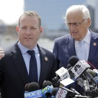New Jersey Congressmen Josh Gottheimer, left, and Bill Pascrell.