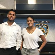 Yanvier Morel and Marieli Concepcion worked at the NYPD over the summer. They both aspire to be police officers.