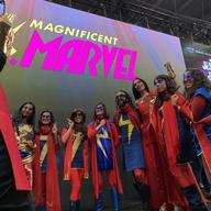 Ms. Marvel cosplayers at New York City Comic Con 2019