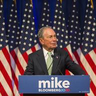 Democratic Presidential candidate, Michael Bloomberg during remarks to the media at the Hilton Hotel on his first campaign stop in Norfolk, Va. Monday, Nov. 25, 2019.
