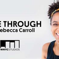 Host Rebecca Carroll smiling into the camera