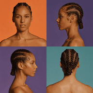 Alicia Keys' album cover for 'Alicia'