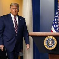 resident Donald Trump arrives to speak at the White House, Thursday, Nov. 5, 2020, in Washington.