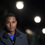 Ritchie Torres, the Democratic nominee for New York's 15th Congressional District, speaks to the media, Tuesday, Nov. 3, 2020, in the Bronx borough of New York.
