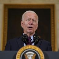 President Joe Biden speaks about the economy in the State Dinning Room of the White House, Friday, Feb. 5, 2021, in Washington.