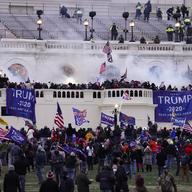  In this Jan. 6, 2021, file photo violent rioters, loyal to President Donald Trump, storm the Capitol in Washington.