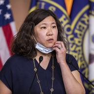 Rep. Grace Meng, D-N.Y. speaks during a news conference on Capitol Hill, Wednesday, May 27, 2020, in Washington.