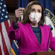 House Speaker Nancy Pelosi of Calif., speaks about the Congress Equality Act, Thursday, Feb. 25, 2021, on Capitol Hill in Washington.