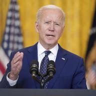 President Joe Biden speaks about Russia in the East Room of the White House, Thursday, April 15, 2021, in Washington. 