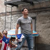 This image released by Warner Bros. Pictures shows Anthony Ramos in a scene from 'In the Heights.'