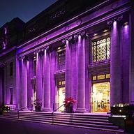 Exterior of the National Concert Hall at night
