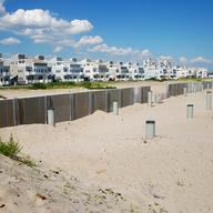 The reconstruction of the Rockaway Boardwalk, photographed in 2015.
