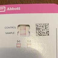 Nsikan Akpan's rapid antigen test, December 26th, 2021