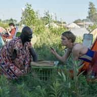 Prince Amponsah and Mackenzie Davis in Season 1, Episode 2 of 'Station Eleven.'