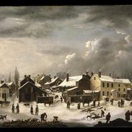 Francis Guy Winter Scene in Brooklyn