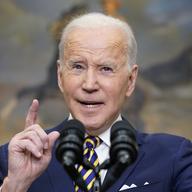 President Joe Biden announces a ban on Russian oil imports, toughening the toll on Russia's economy in retaliation for its invasion of Ukraine, Tuesday, March 8, 2022.