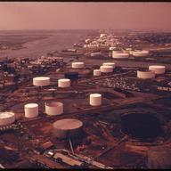 American Cyanamid Company in the Linden Industrial Complex, June 1974