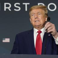 Former President Donald Trump speaks at an America First Policy Institute agenda summit in Washington, DC on July 26, 2022.
