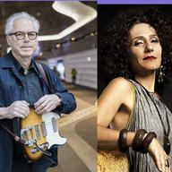 Bill Frisell (L); Badi Assad (R)