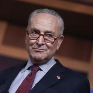 Senate Majority Leader Chuck Schumer, D-N.Y., speaks to reporters after a closed-door policy meeting, at the Capitol in Washington, Tuesday, Aug. 2, 2022.