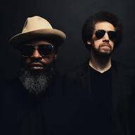 Rapper Black Thought of the Roots (L) and producer Danger Mouse (R)