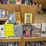Banned books are visible at the Central Library, a branch of the Brooklyn Public Library system, in New York City on Thursday, July 7, 2022.