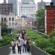 In this May 30, 2012 file photo, people walk on New York's High Line.