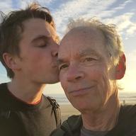Asa Horvitz and Bill Horvitz, Point Reyes, CA, 2016