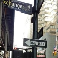 Signpost in lower Manhattan, 2019