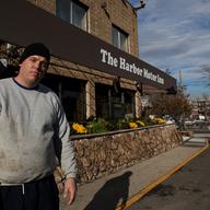 Coney Island resident Frank Hall was displaced by Hurricane Sandy. He's living at the Harbor Motor Inn until he runs out of money.
