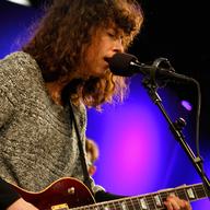 Jessie Stein of The Luyas, performing at WNYC's Greene Space as part of the Soundcheck CMJ showcase.