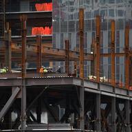 Workers return to World Trade Center Site After Sandy