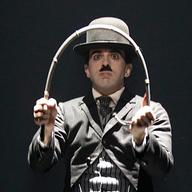 Rob McClure as Charlie Chaplin in 'Chaplin' on Broadway.