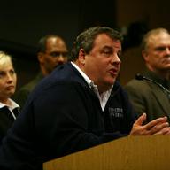 Gov. Chris Christie asked for patience when it comes to power issues at a press conference regarding the severe weather conditions anticipated from Hurricane Sandy.