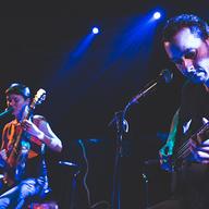 Buke & Gase playing live at (le) Poisson Rouge in New York City.