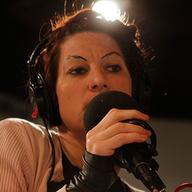 Amanda Palmer performing in the Soundcheck studio.