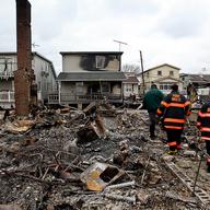  Residents returning to destroyed home at Breezy Point after Hurricane Sandy.