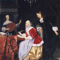 Women composing, woman, Gabriel Metsu