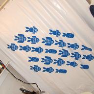 Keane shower curtain