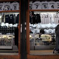 First day of business for the Shops outside Yankee Stadium in the Bronx