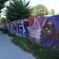 Kings mural in downtown Sacramento