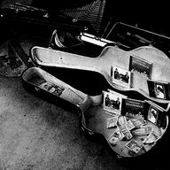 guitar case with change
