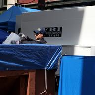 The search for Etan Patz continues for a second day as FBI and NYPD officers take concrete out of the basement in Soho after examining them for human remains. 