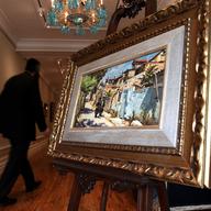 Hasidic art at The Betzalel Gallery in Crown Heights, Brooklyn.